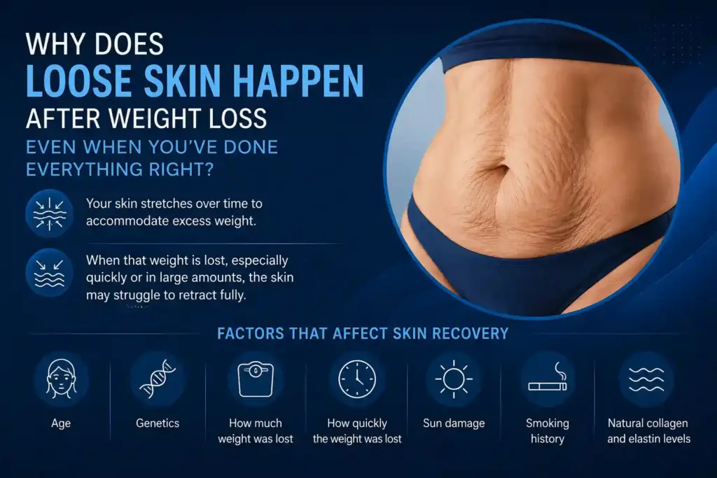 Why Does Loose Skin Happen After Weight Loss Even When You’ve Done Everything Right Falkirk?